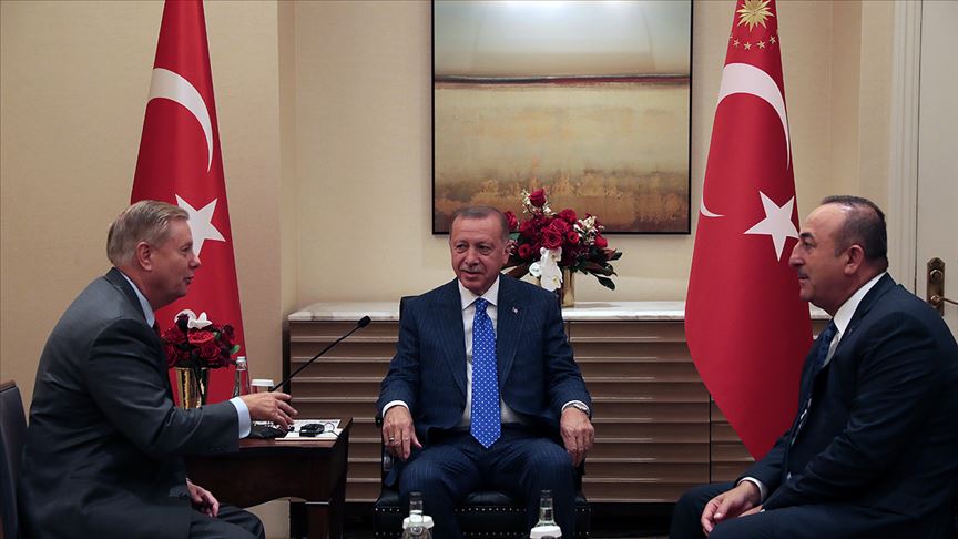 Erdoğan, Lindsey Graham ı kabul etti
